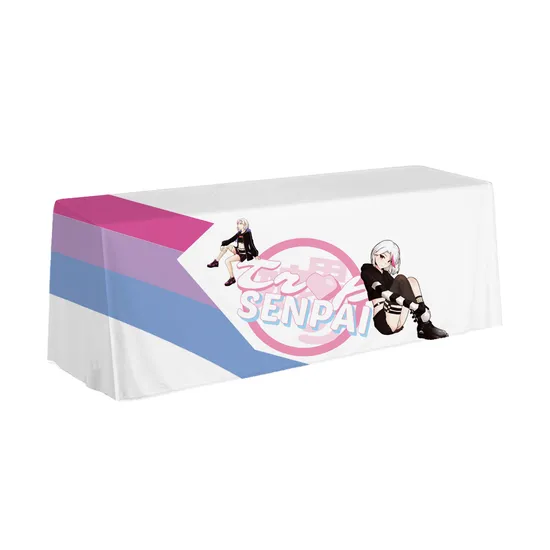 Dye Sublimation Table Cover for Commercial Company Branding