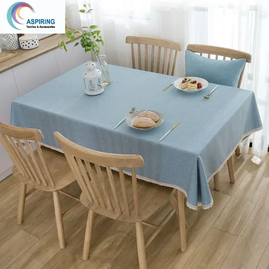 Waterproof Plastic PVC Printed Table Cloth Cover Tablecloth for Home Dining Decor