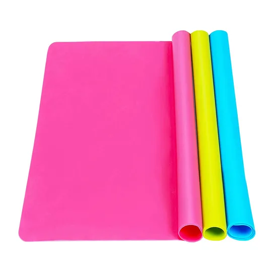 Dish Drying Mat Silicone Pet Food Absorbent Kitchen Table