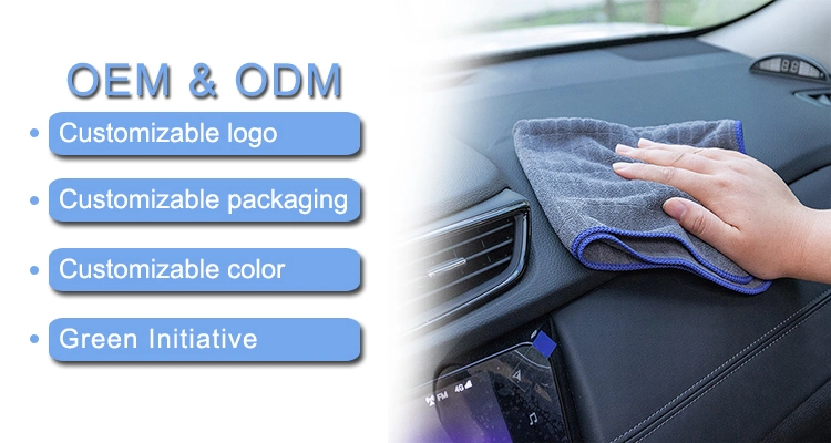 OEM Hot Sale Super Absorbent Car Microfiber Towel Microfiber Car Cleaning Cloth