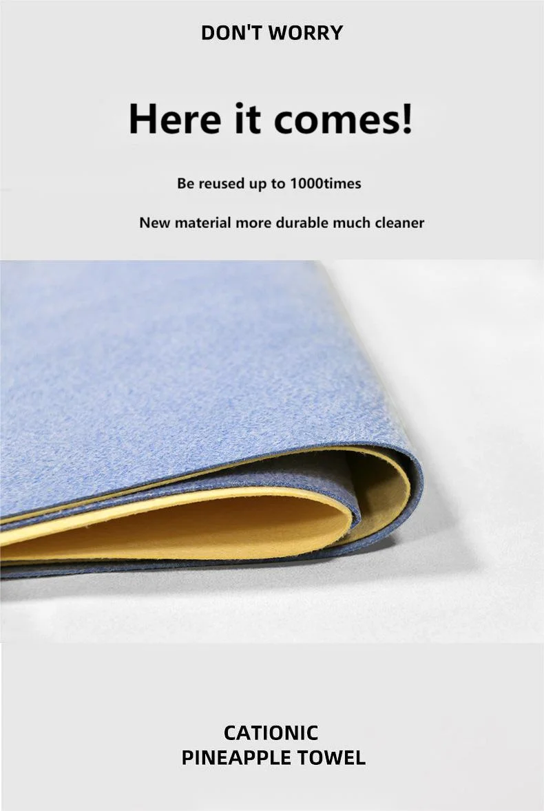 Huafon Factory Supply Microfiber Cleaning Cloth Suede in Roll