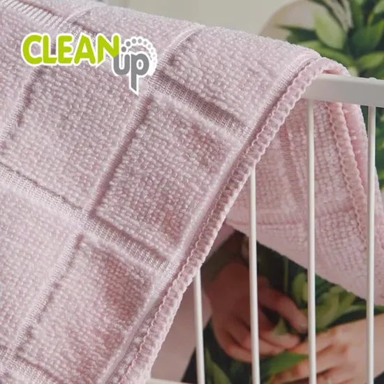 Home Use Kitchen Dish Car Polyester Microfiber Cleaning Cloth 