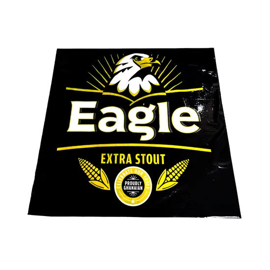 Custom Reverse Photographic Printed PVC Table Cover with Big Branded Label 