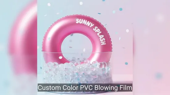 Glossy Soft Plastic Film Rolls with Customize Thickness for Table Cloth Using 