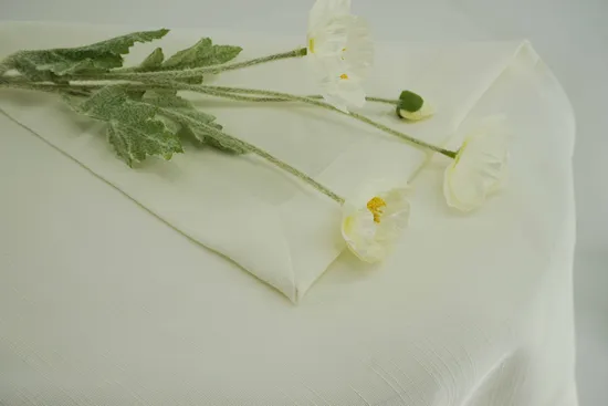 Customizable Luxury Napkins for Weddings & Events Premium Soft Fabric White Table Napkin 