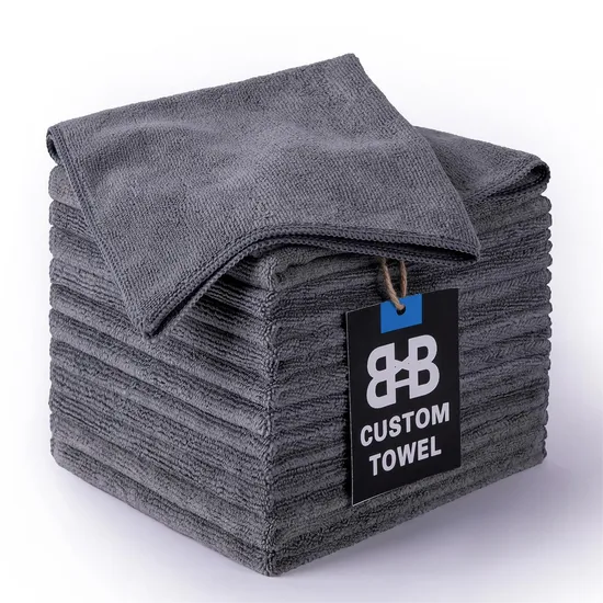 Wholesale Factory Price Solid Color Kitchen Cleaning Towels Car Cleaning Towels 